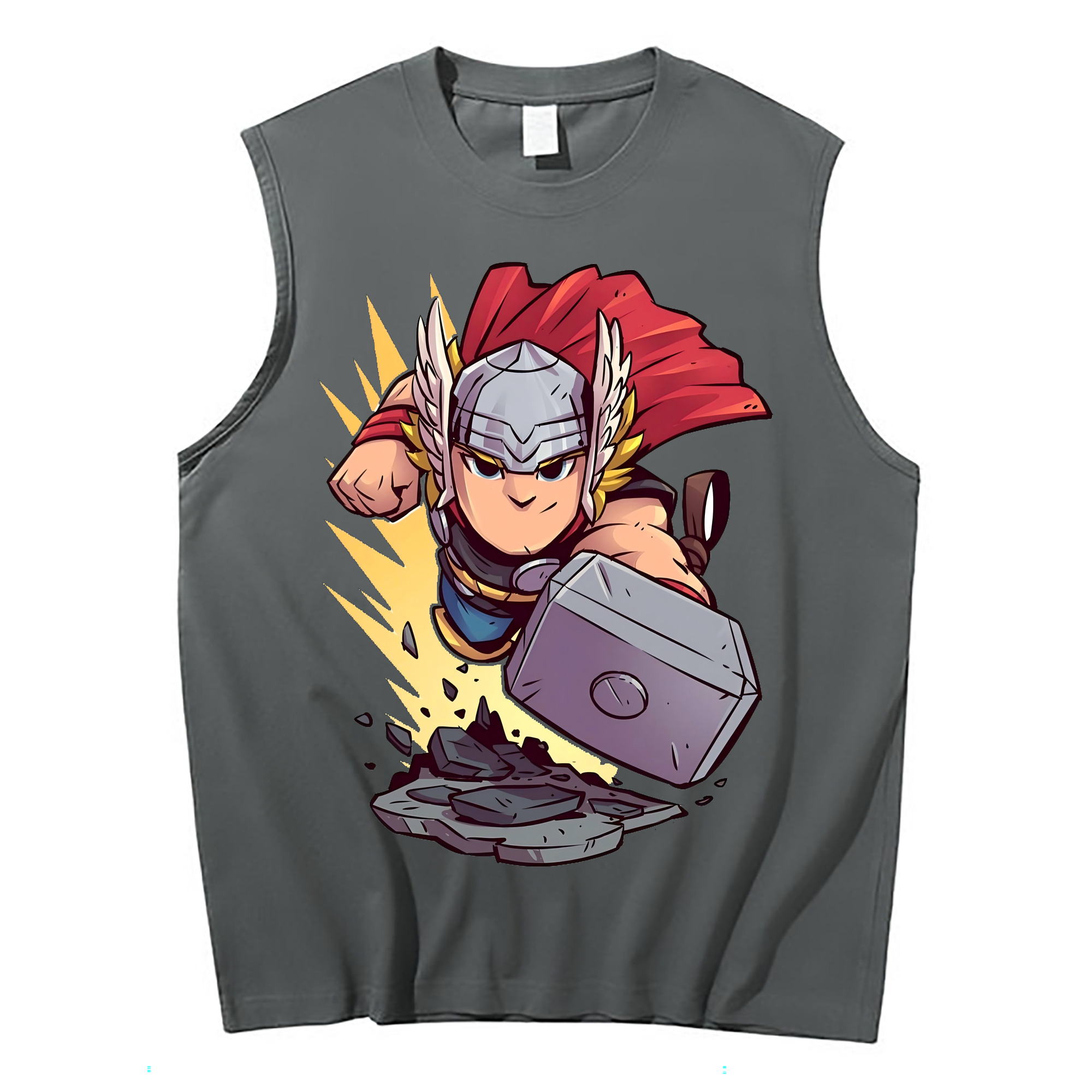 （画像用） アベンジャーズ The Avengers コットン100％タンクトップ（フロントプリント）